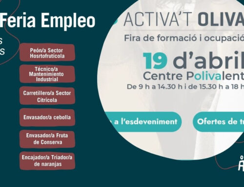 Conéctate al Empleo en Oliva en la Feria Activa’t